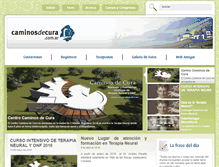 Tablet Screenshot of caminosdecura.com.ar